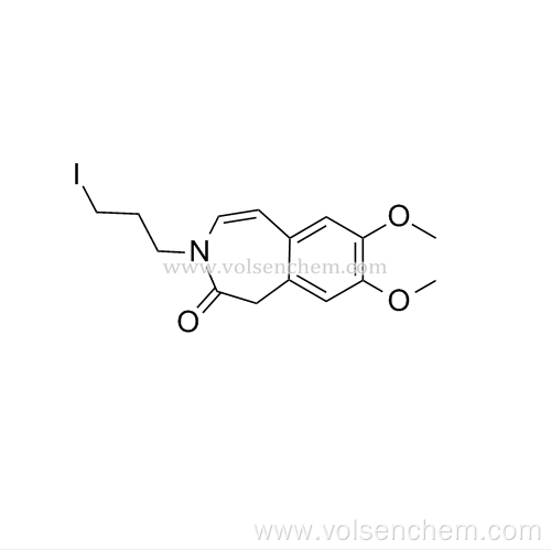 CAS 148870-57-9,7,8-Dimethoxy-3-(3-iodopropyl)-1,3-dihydro-2H-3-benzazepin-2-one[Ivabradine hydrochloride Intermediates]